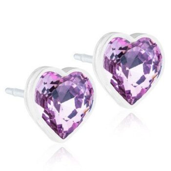 Heart 6mm Light Amethyst